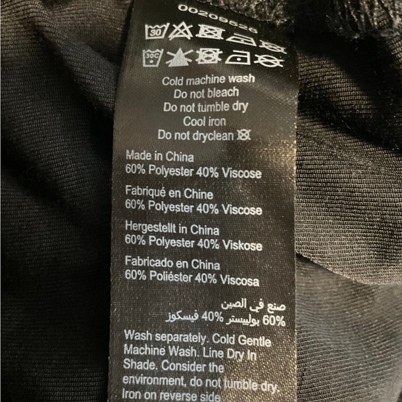 ARNA YORK Womens Black Elastic Waist ,Draw String Legs Size 22/24 - Picture 6 of 9